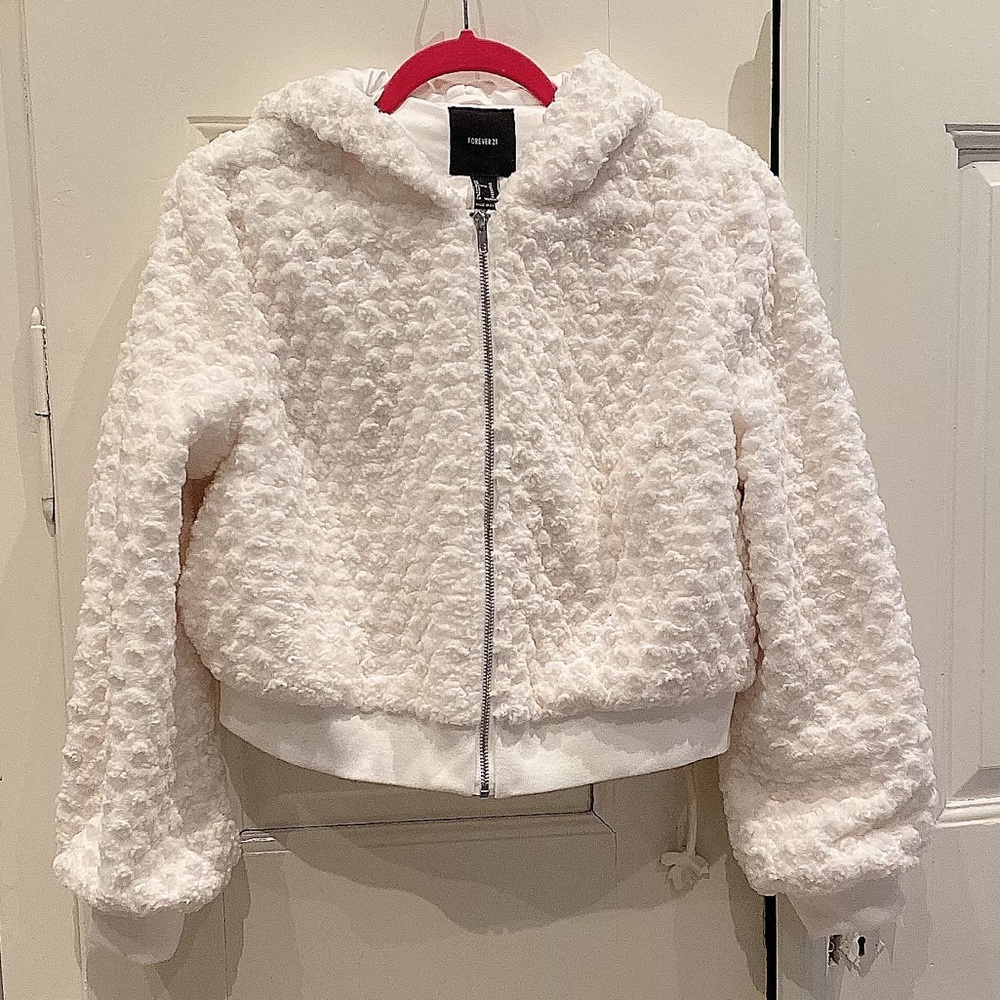 Forever 21 fuzzy jacket